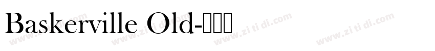 Baskerville Old字体转换